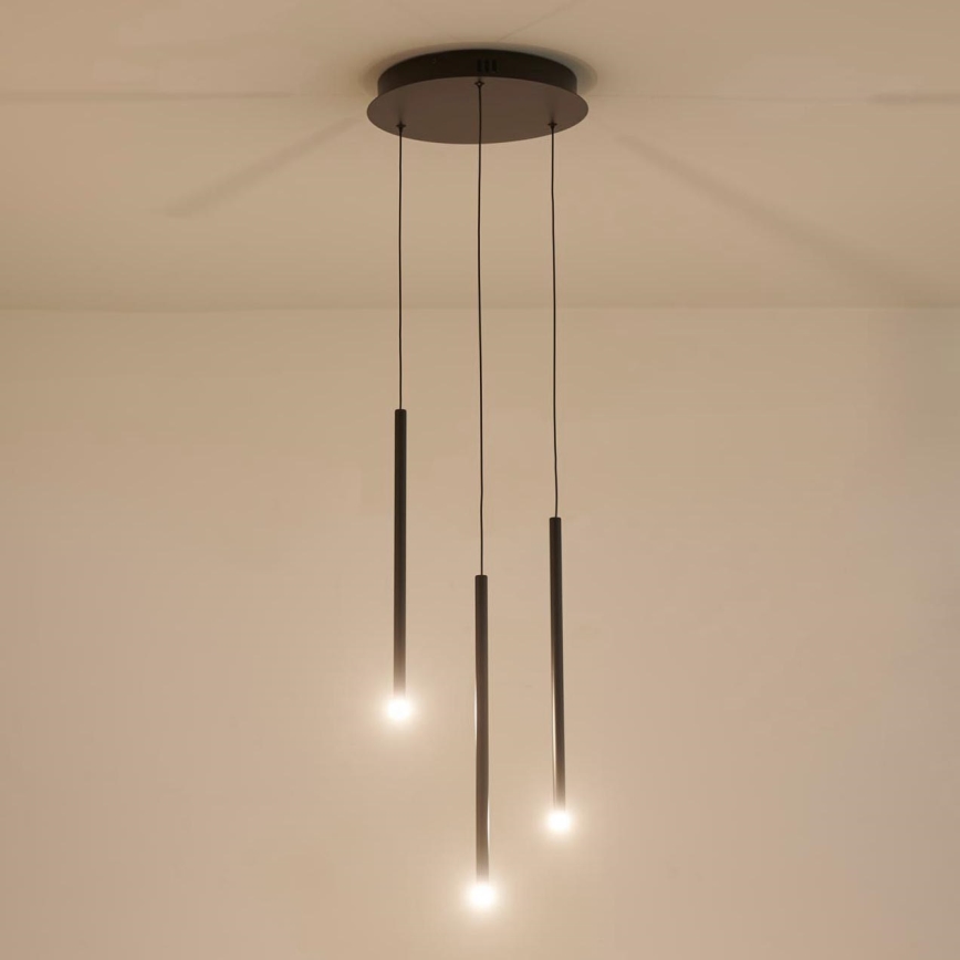 Lampadario LED a sospensione con filo LED/6W/230V 3000K diametro 30 cm