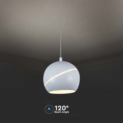 Lampadario LED a sospensione con filo LED/8,5W/230V 3000K bianco