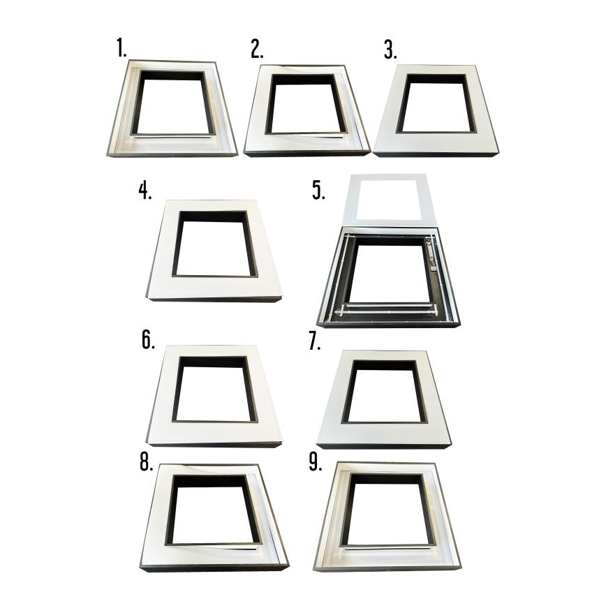 Lampadario LED a sospensione con filo LED/80W/230V 4000K 120x120 cm nero