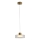 Lampadario LED a sospensione con filo LED/8W/230V 3000K oro/limpido pr. 20 cm
