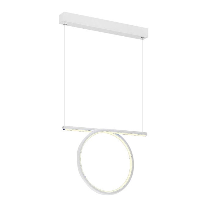 Lampadario LED a sospensione con filo LOOP LED/20W/230V bianco