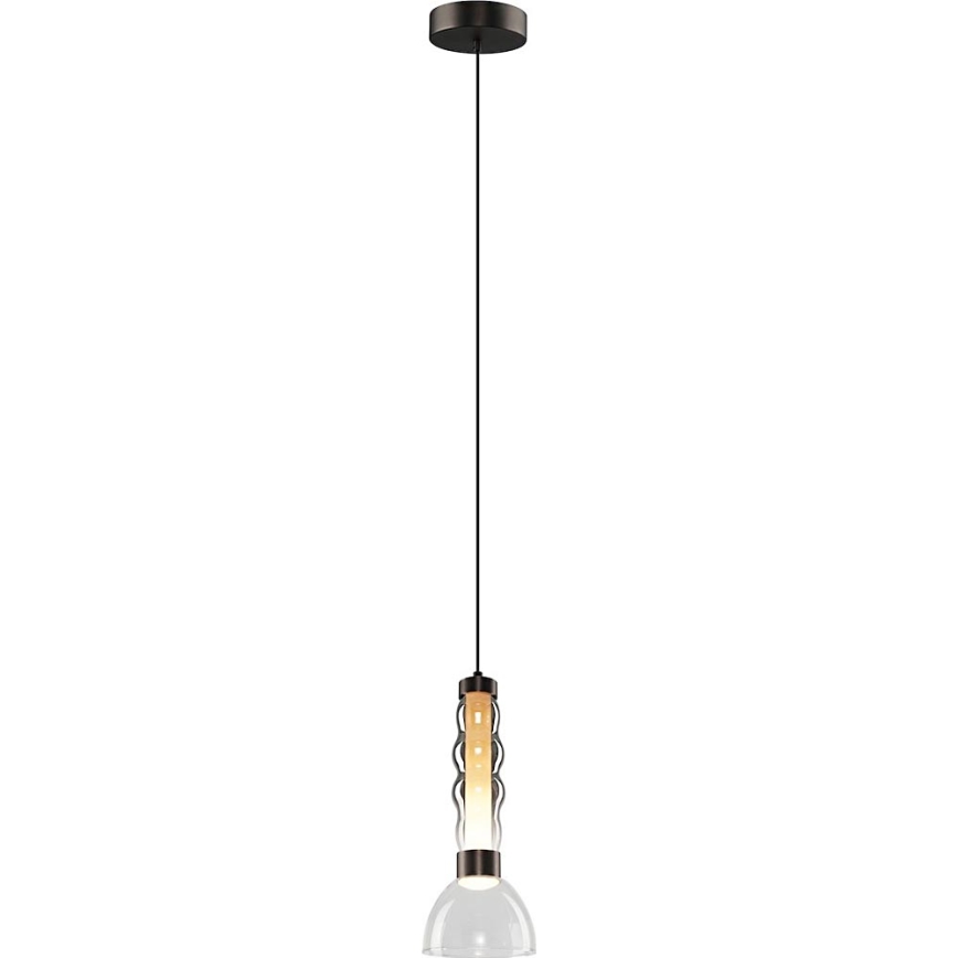 Lampadario LED a sospensione con filo LUCCO LED/13W/230V diametro 15 cm fumé