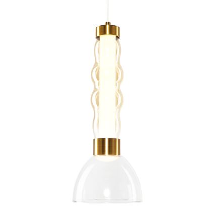 Lampadario LED a sospensione con filo LUCCO LED/13W/230V diametro 15 cm oro