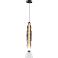 Lampadario LED a sospensione con filo LUCCO LED/18W/230V diametro 15 cm fumé