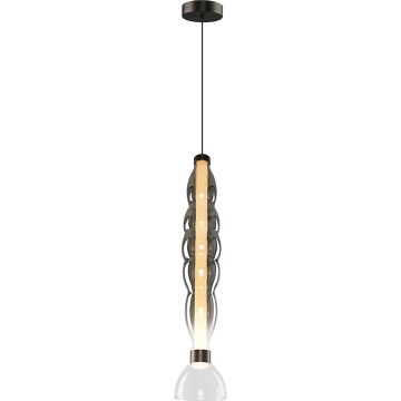 Lampadario LED a sospensione con filo LUCCO LED/18W/230V diametro 15 cm fumé