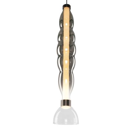 Lampadario LED a sospensione con filo LUCCO LED/18W/230V diametro 15 cm fumé