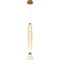 Lampadario LED a sospensione con filo LUCCO LED/18W/230V diametro 15 cm oro