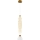 Lampadario LED a sospensione con filo LUCCO LED/18W/230V diametro 15 cm oro