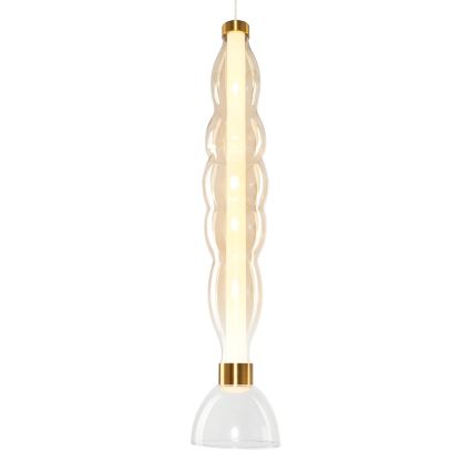 Lampadario LED a sospensione con filo LUCCO LED/18W/230V diametro 15 cm oro