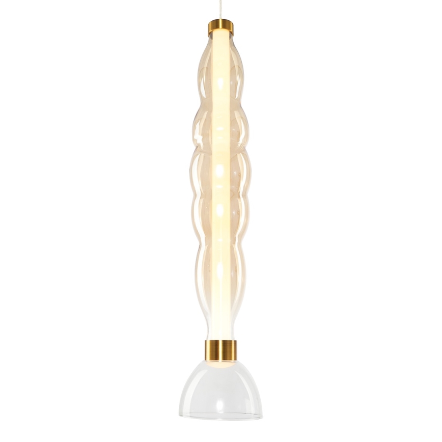 Lampadario LED a sospensione con filo LUCCO LED/18W/230V diametro 15 cm oro