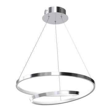 Lampadario LED a sospensione con filo LUCERO LED/48W/230V cromo lucido