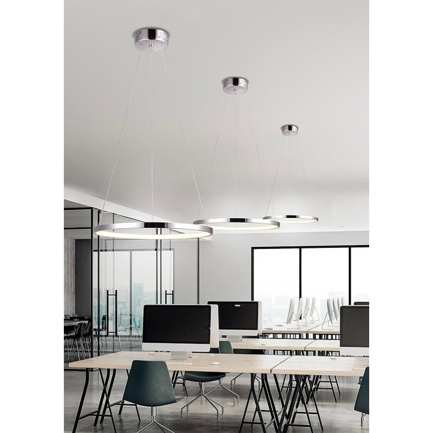 Lampadario LED a sospensione con filo LUNE LED/25W/230V