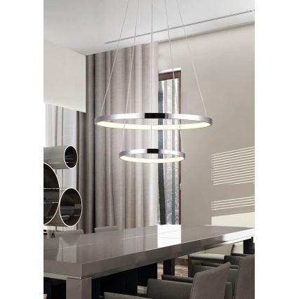 Lampadario LED a sospensione con filo LUNE LED/40W/230V