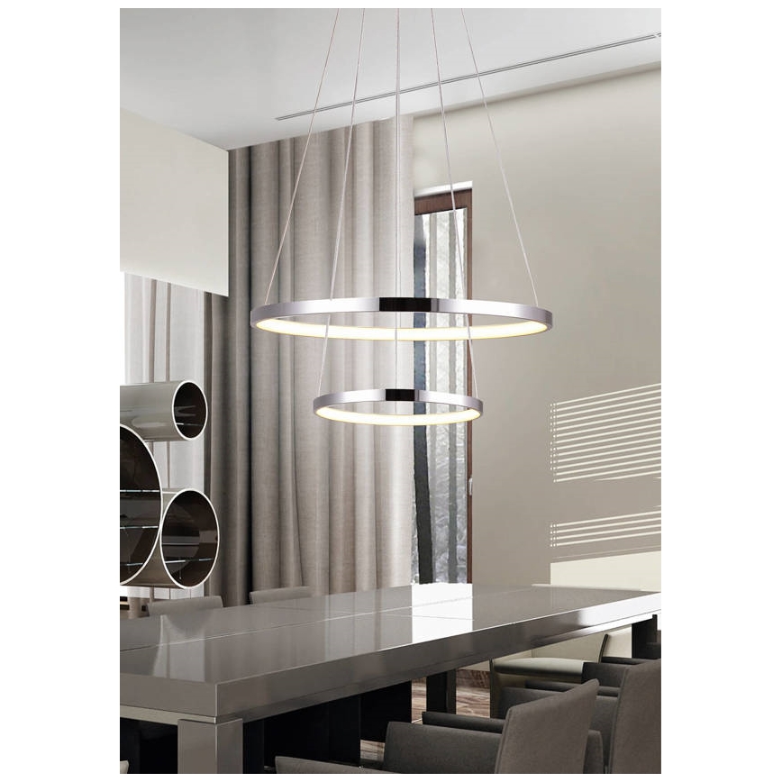 Lampadario LED a sospensione con filo LUNE LED/40W/230V