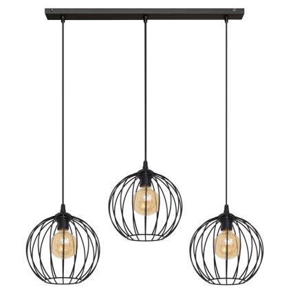 Lampadario LED a sospensione con filo MERCURE 3xE27/15W/230V