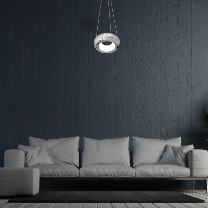 Lampadario LED a sospensione con filo MERCURIO 1xLED/12W/230V