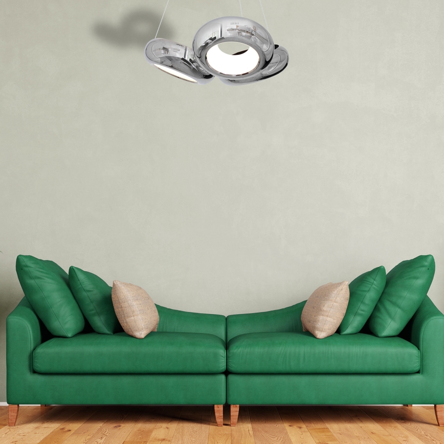 Lampadario LED a sospensione con filo MERCURIO 3xLED/12W/230V