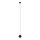 Lampadario LED a sospensione con filo MIDWAY 1xGU10/4,8W/230V nero
