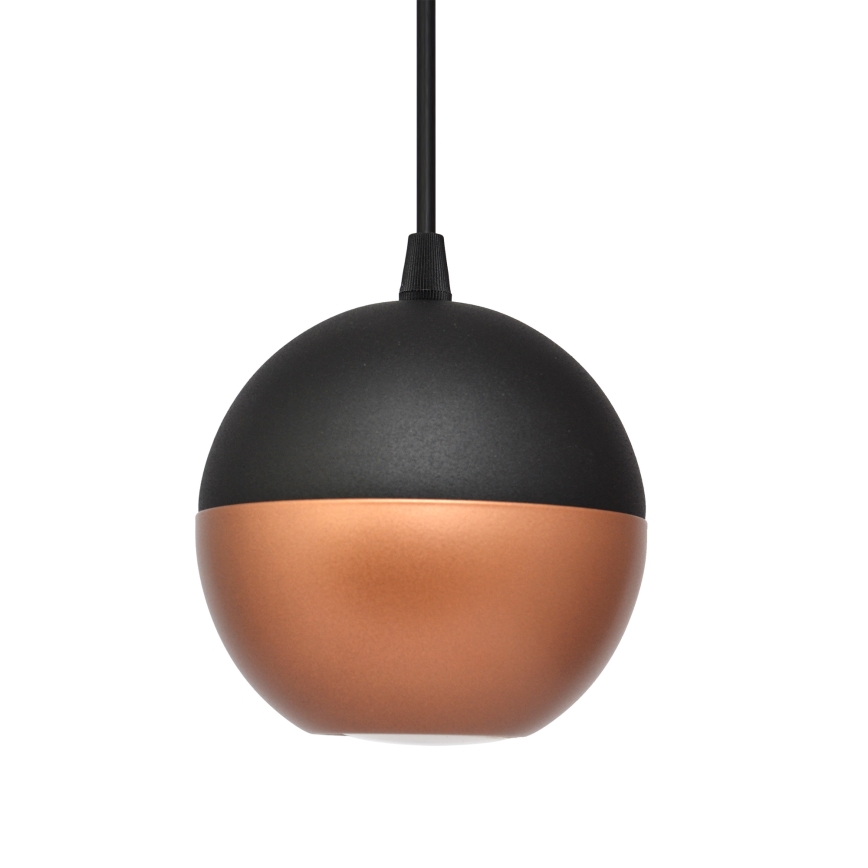 Lampadario LED a sospensione con filo MIDWAY 3xGU10/4,8W/230V nero/rame
