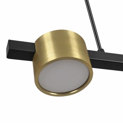 Lampadario LED a sospensione con filo MIRELLA 3xGX53/6W/230V oro/nero
