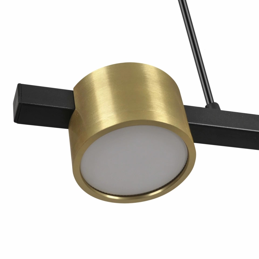 Lampadario LED a sospensione con filo MIRELLA 3xGX53/6W/230V oro/nero