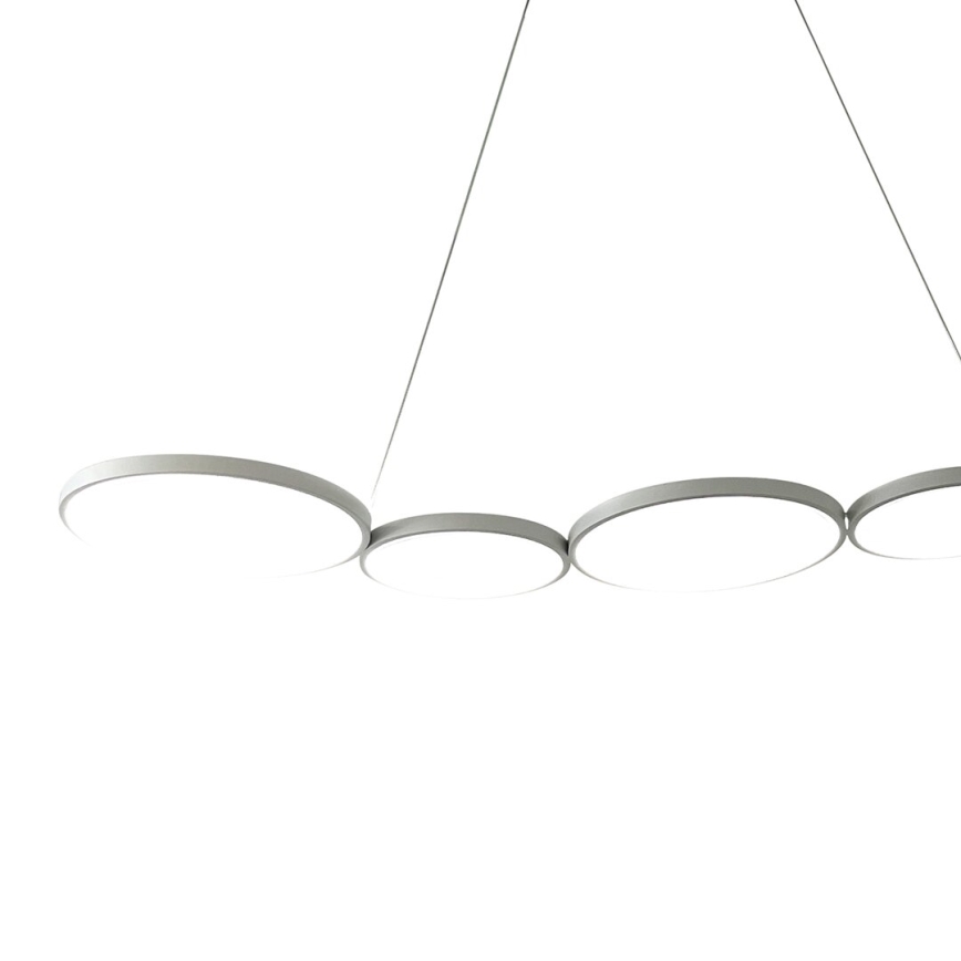 Lampadario LED a sospensione con filo OLYMPIA 5xLED/10W/230V grigio