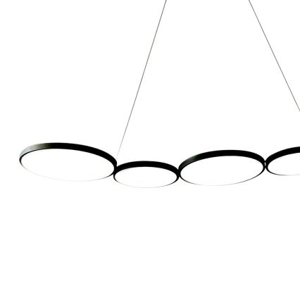 Lampadario LED a sospensione con filo OLYMPIA 5xLED/10W/230V nero