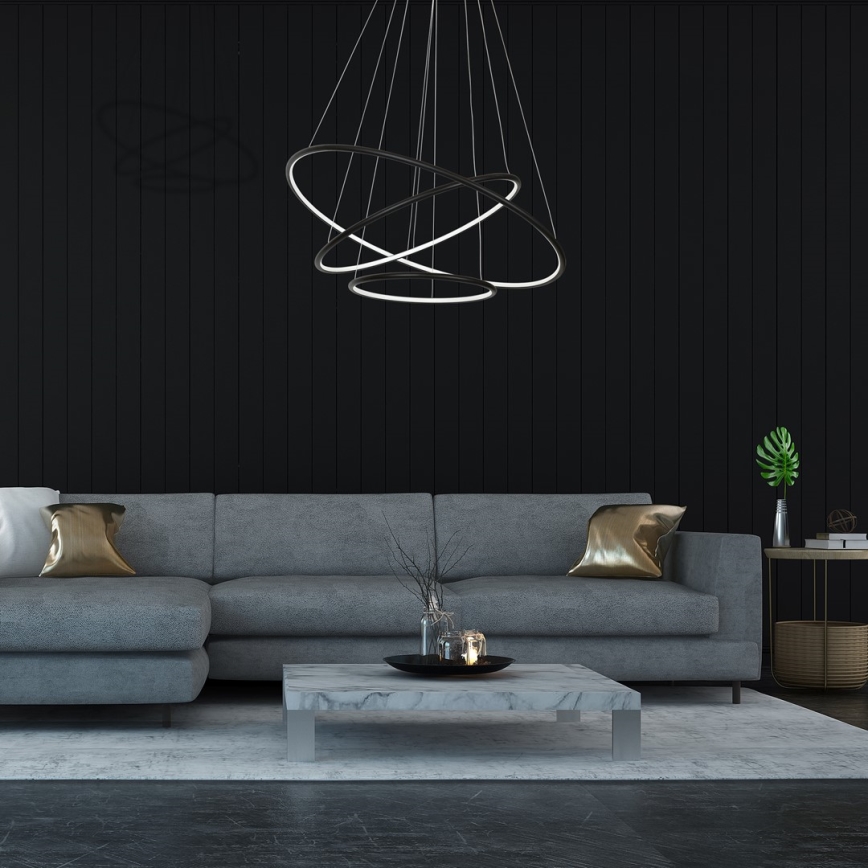 Lampadario LED a sospensione con filo ORION 3xLED/99W/230V