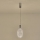 Lampadario LED a sospensione con filo PERFORATO LED/6,3W/230V 3000K cromo lucido diametro 13 cm