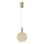 Lampadario LED a sospensione con filo PERFORATO LED/6,3W/230V 3000K oro diametro 20 cm