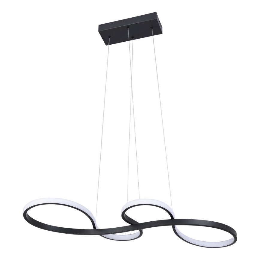 Lampadario LED a sospensione con filo SALSA LED/38W/230V 4000K nero