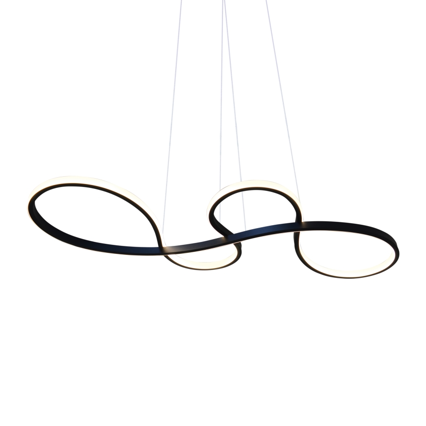 Lampadario LED a sospensione con filo SALSA LED/38W/230V 4000K nero