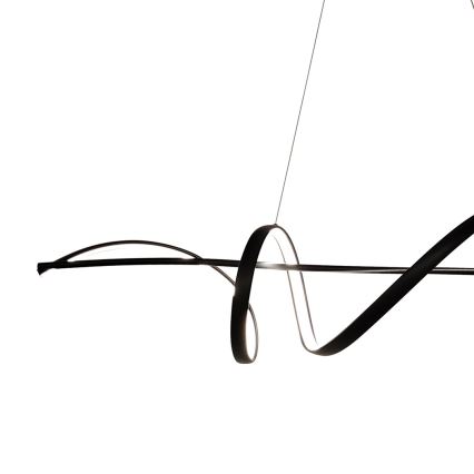 Lampadario LED a sospensione con filo SASH LED/36W/230V nero