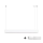 Lampadario LED a sospensione con filo SPARK 1xG13/8,5W/230V bianco
