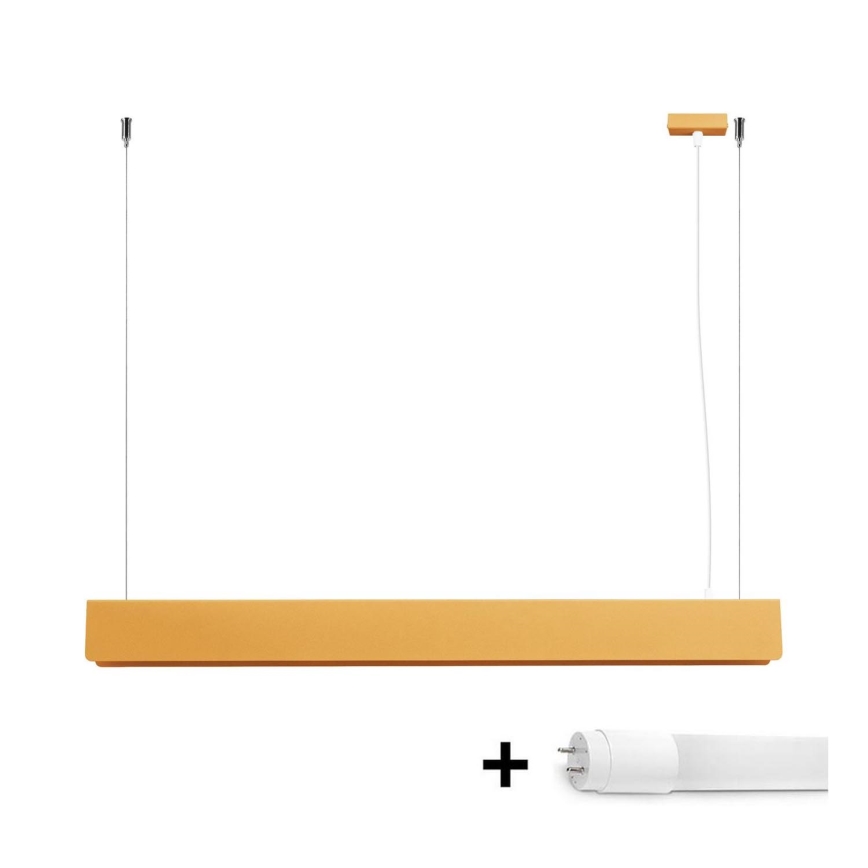 Lampadario LED a sospensione con filo SPARK 1xG13/8,5W/230V oro