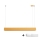 Lampadario LED a sospensione con filo SPARK 1xG13/8,5W/230V oro