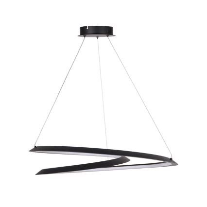 Lampadario LED a sospensione con filo TANGO LED/44W/230V 4000K diametro 60 cm nero