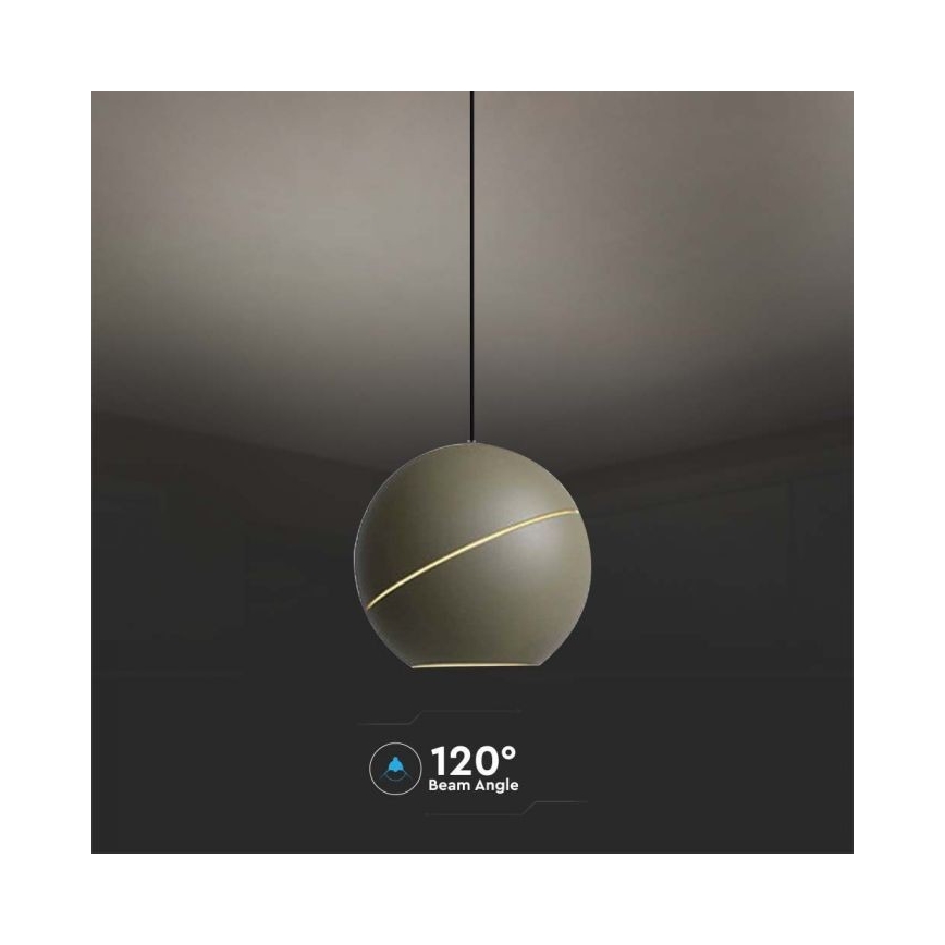 Lampadario LED a sospensione con filo touch LED/8,5W/230V 3000K grigio