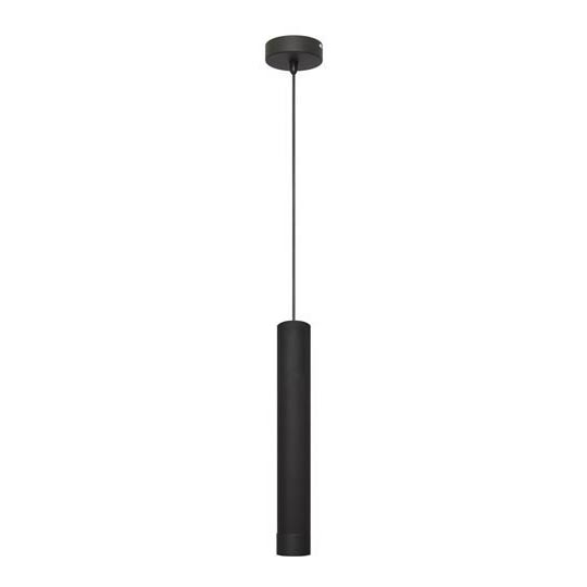 Lampadario LED a sospensione con filo TUBA 1xGU10/4,8W/230V nero
