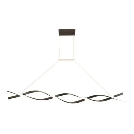 Lampadario LED a sospensione con filo TWIST LED/37W/230V 4000K 120 cm nero