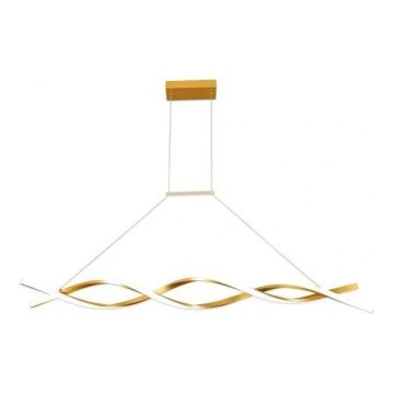Lampadario LED a sospensione con filo TWIST LED/37W/230V 4000K 120 cm oro