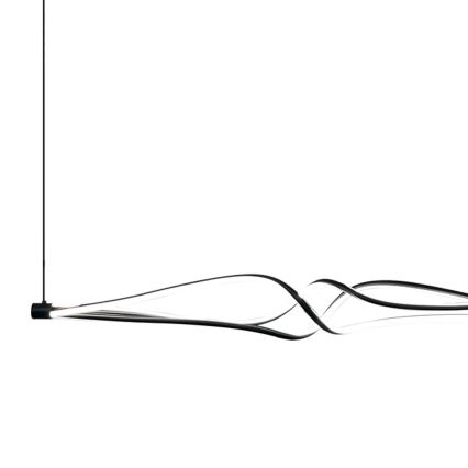 Lampadario LED a sospensione con filo TWISTER LED/56W/230V nero