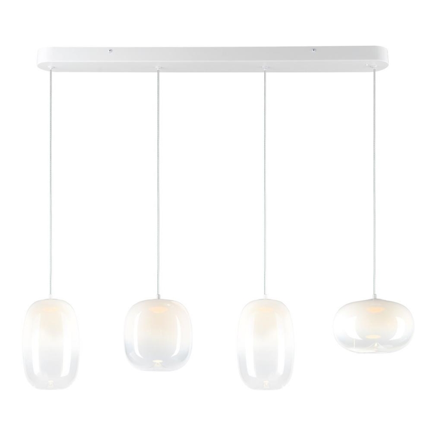 Lampadario LED a sospensione con filo VASO LED/15W/230V bianco
