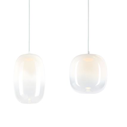 Lampadario LED a sospensione con filo VASO LED/15W/230V bianco