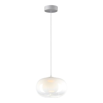Lampadario LED a sospensione con filo VASO LED/4W/230V diametro 18 cm bianco