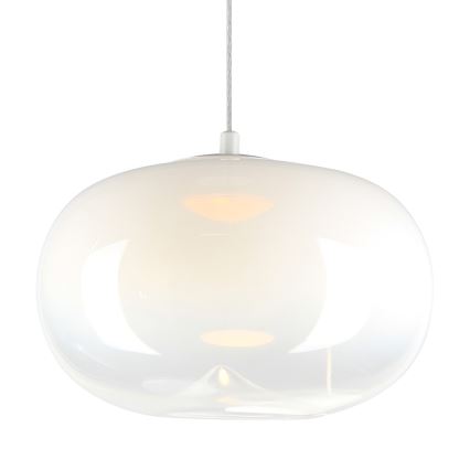 Lampadario LED a sospensione con filo VASO LED/4W/230V diametro 18 cm bianco