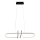 Lampadario LED a sospensione con filo VERTIGO LED/54W/230V nero