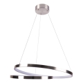 Lampadario LED a sospensione con filo ZEFIRA LED/40W/230V 4000K diametro 50 cm cromo lucido