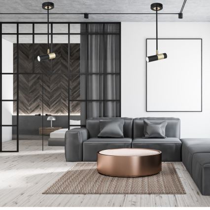 Lampadario LED a sospensione DALLAS 1xGU10/3W/230V