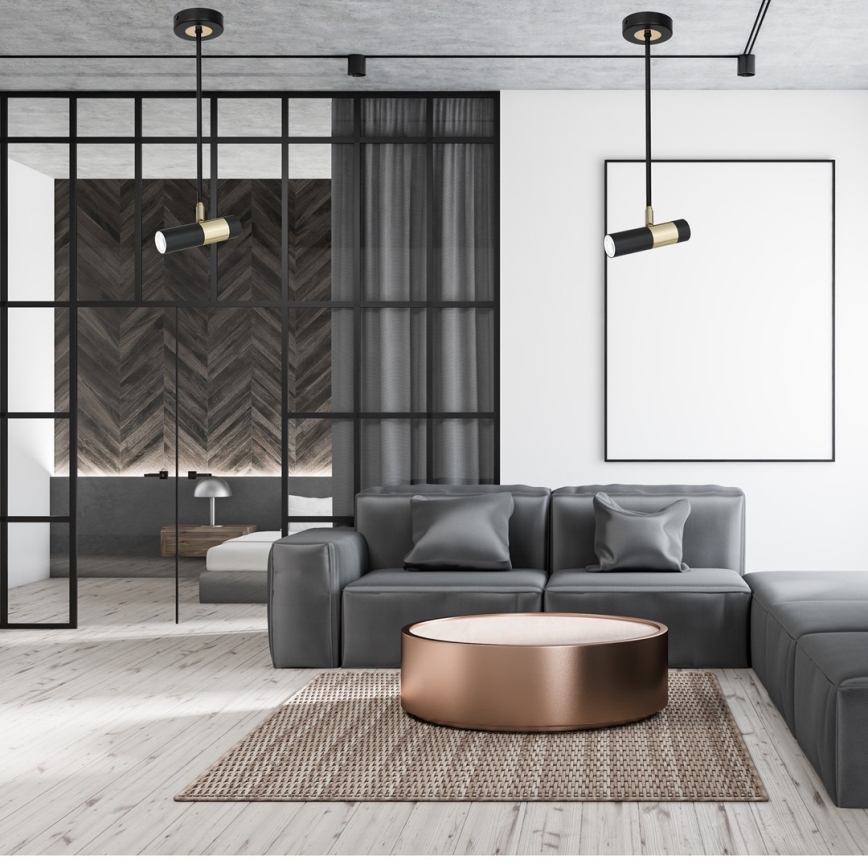 Lampadario LED a sospensione DALLAS 1xGU10/3W/230V